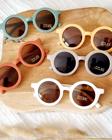 Solbriller til børn - UV400 Runde - Gul