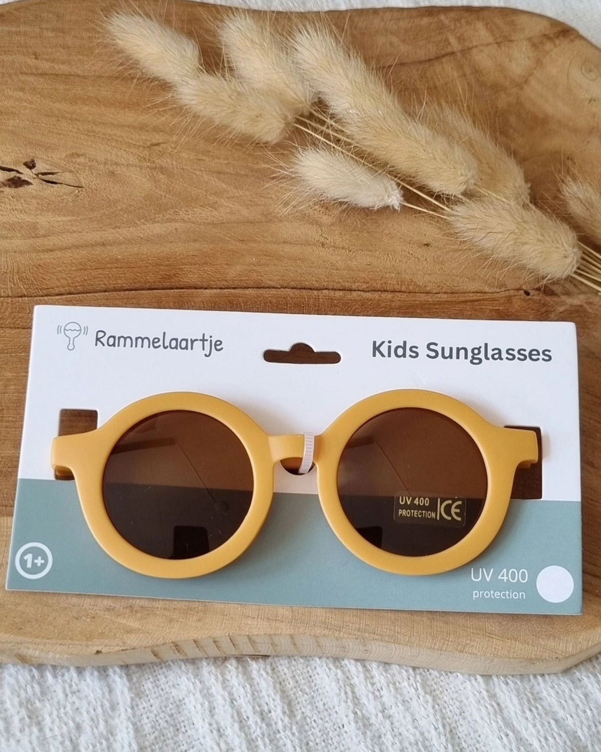 Solbriller til børn - UV400 Runde - Gul