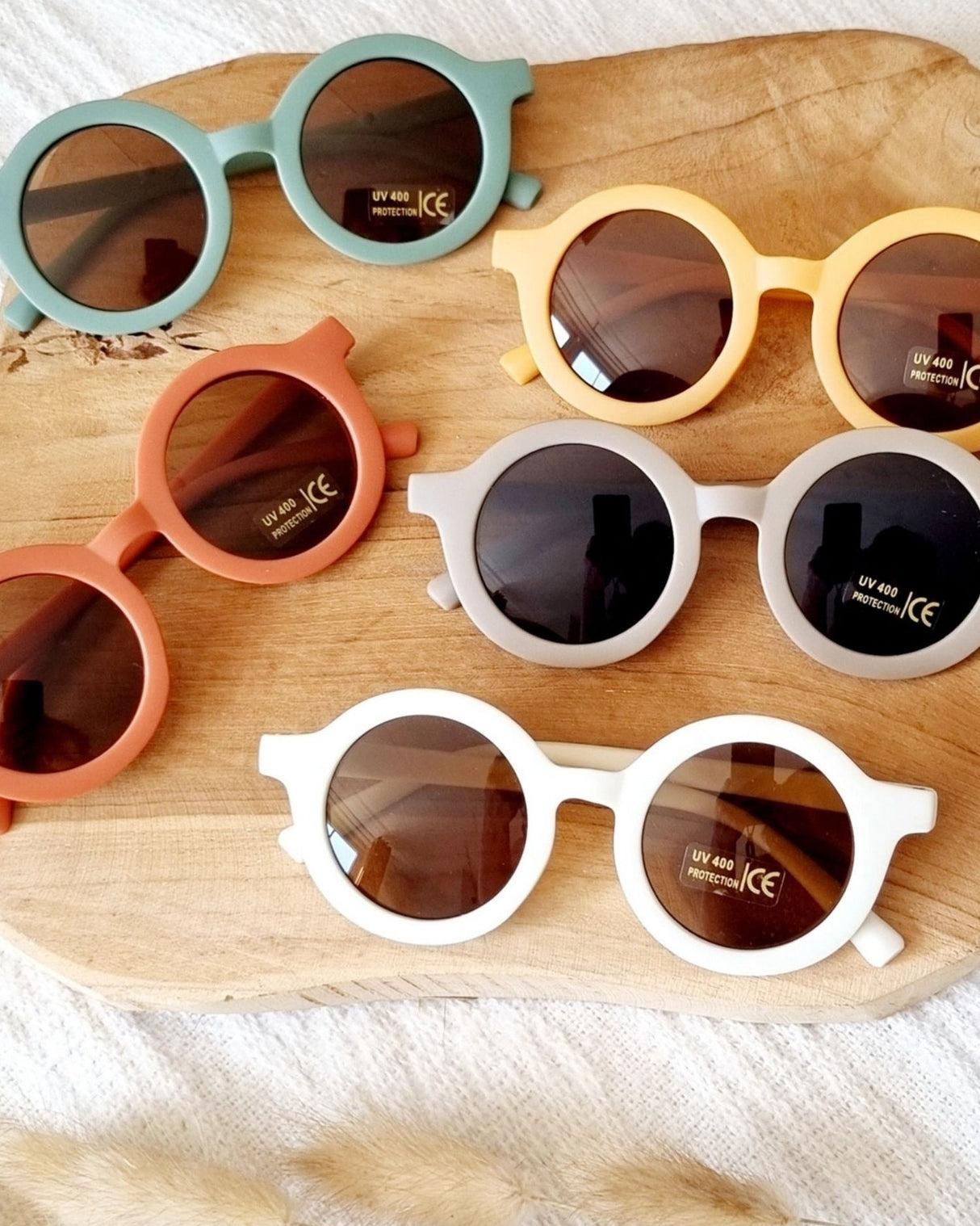 Solbriller til børn - UV400 Runde - Rust