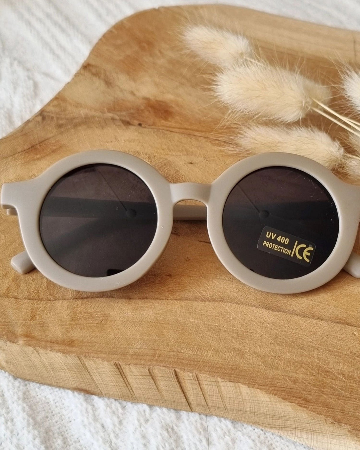 Solbriller til børn - UV400 Runde - Taupe