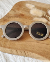 Solbriller til børn - UV400 Runde - Taupe