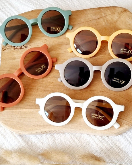 Solbriller til børn - UV400 Runde - Taupe