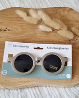 Solbriller til børn - UV400 Runde - Taupe