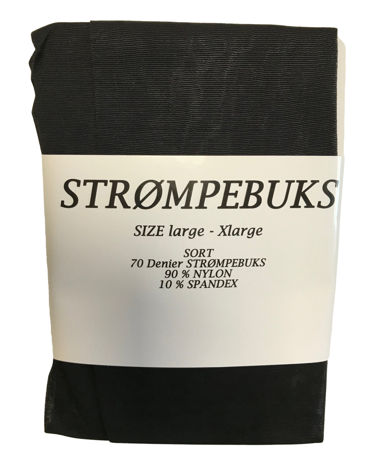 Sort Nylon strømpebuks 70D