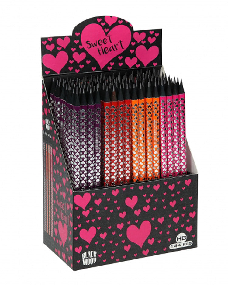 Pencil SPIRIT black with metallic foil 1 pc.