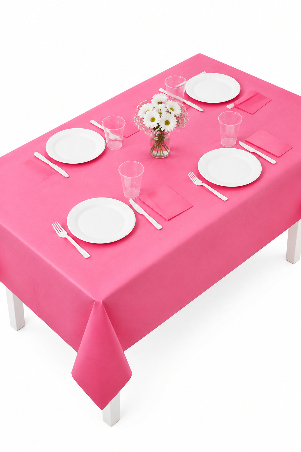 Papirsdug 1,20x8m - pink