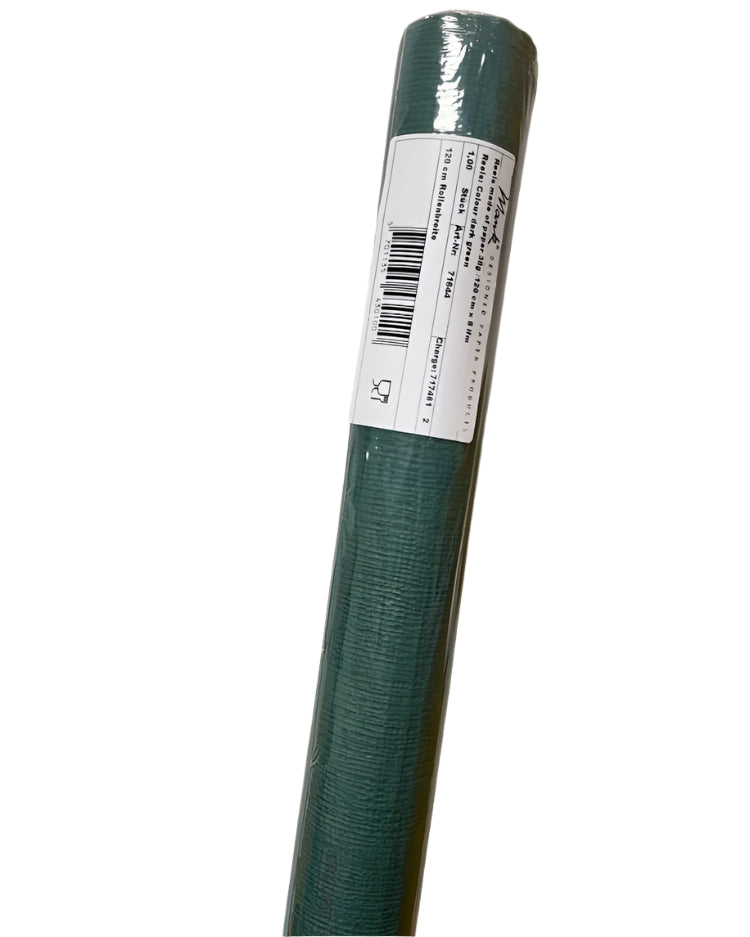 Papirsdug 1,20x8m - jægergrøn