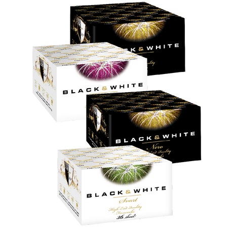 (No.31) 4 pcs 36 shot battery - 2xNero 1xZwart 1xSvart