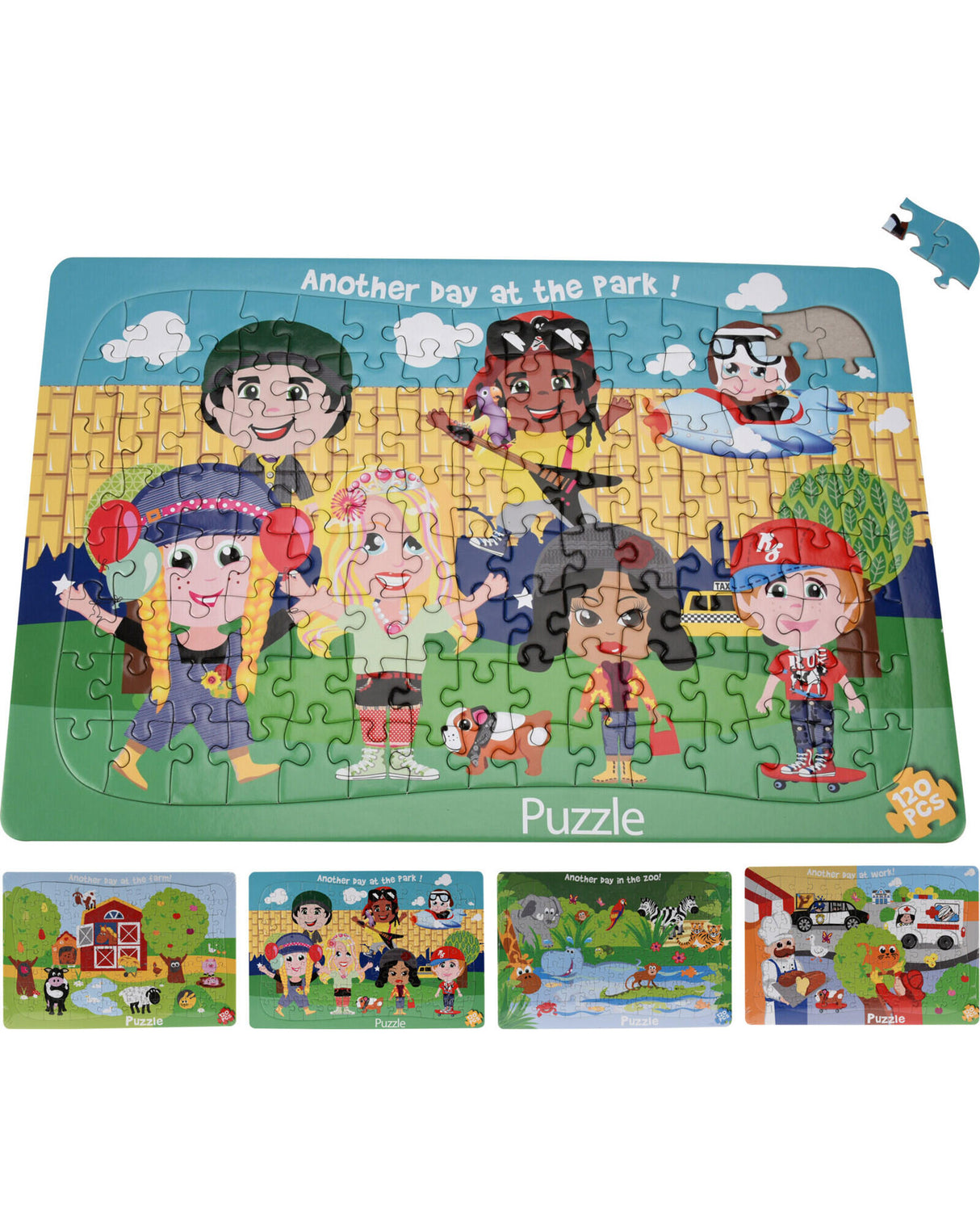 Puslespil 120 brikker