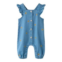 Medium Blue Denim SUNFLOWER EMB Heldragt fra Name it - 13261318
