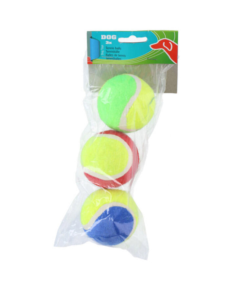 Tennisbolde til hunde 3stk 6,5cm