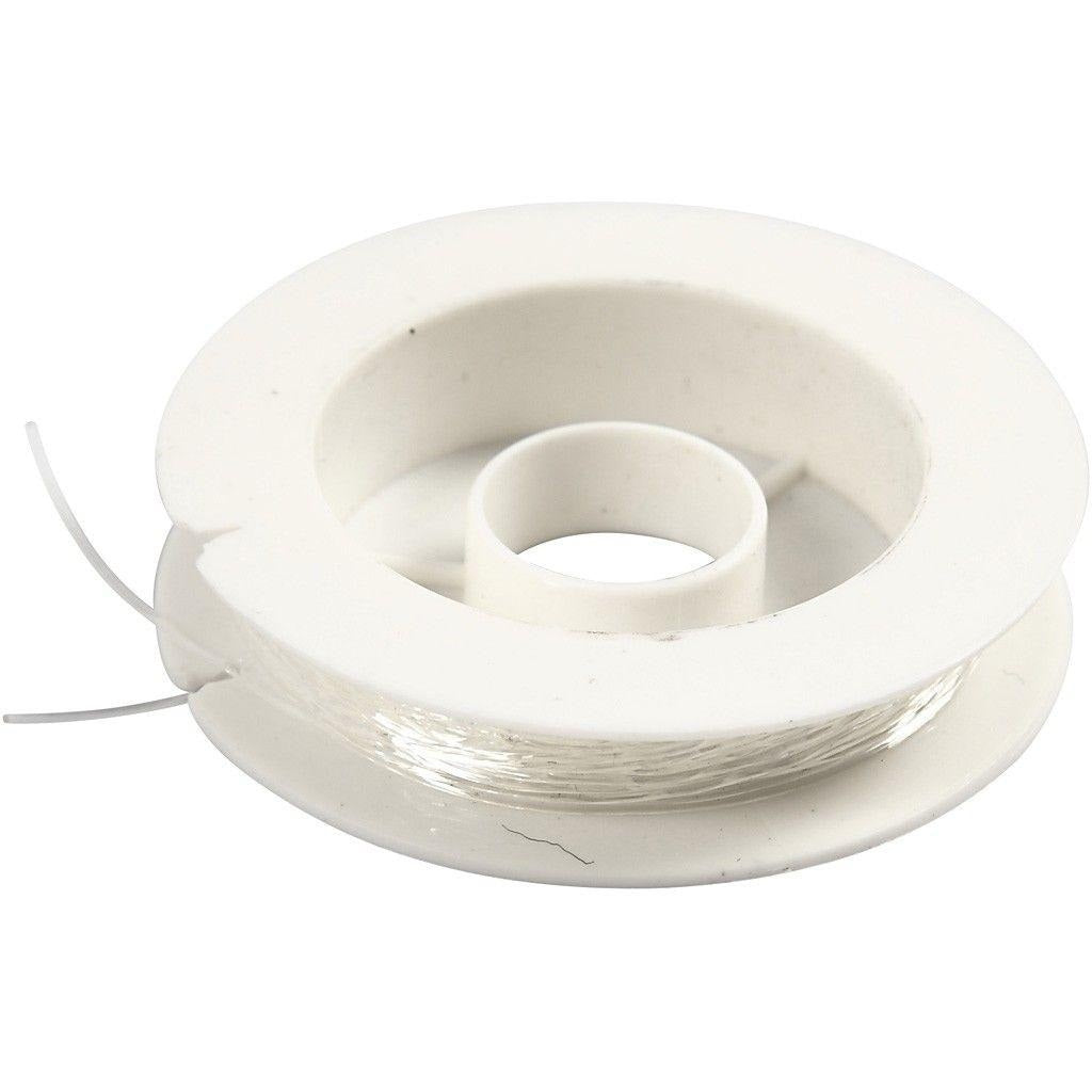 Elastic cord 0.5 mm - Transparent 10 meters - Round