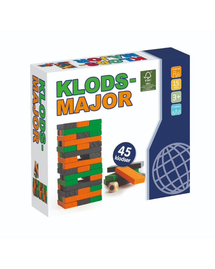Block major in FSC wood with cubes