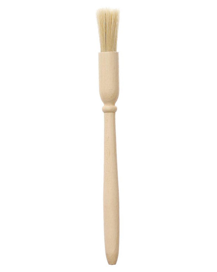 Baking brush round in beech 26cm