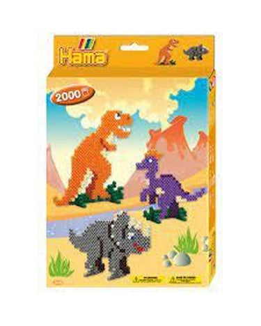 Hama Midi Bead Set Dinosaurs