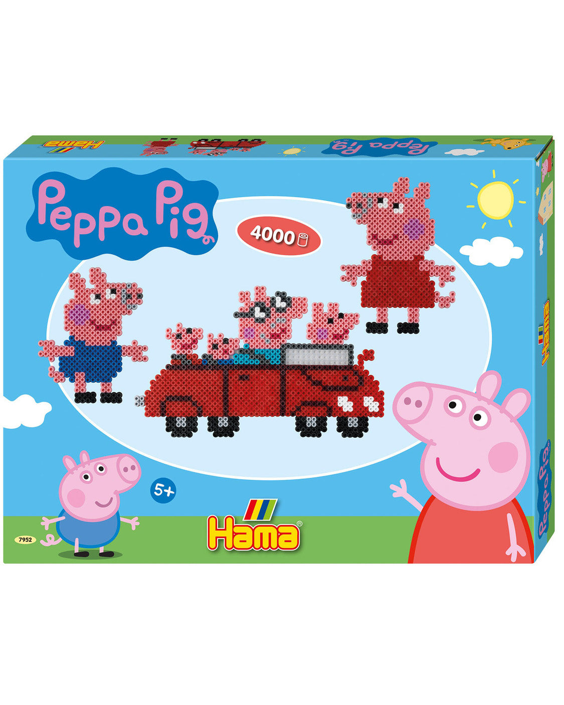 Hama midi box Gurli Pig 4,000 beads - 7952