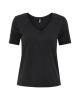 Sort Jdy T-shirt med V hals - 15239939