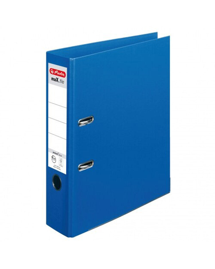 Brevordner HERLITZ A4 8 cm BLÅ