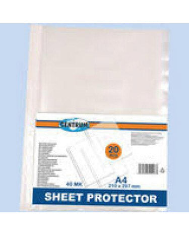 Plastlommer A4 25MICRON 20 stk