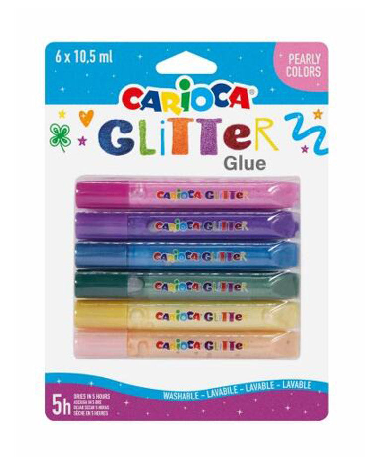 Glitter glue CARIOCA 6x10.5m - METALLIC