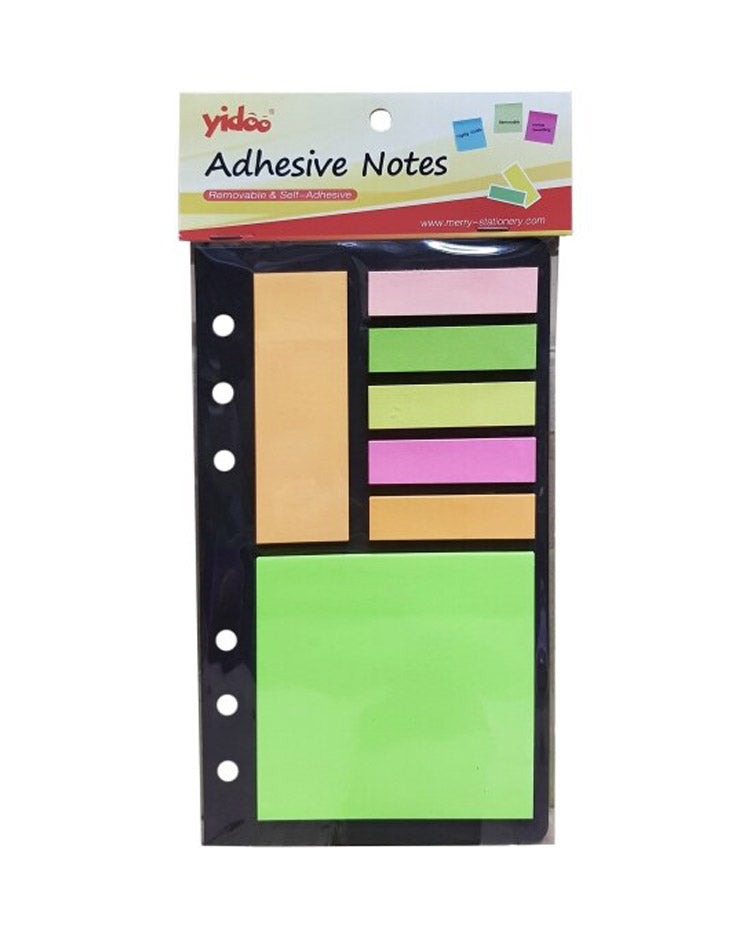 StickNotes 7 different types on 1 sheet