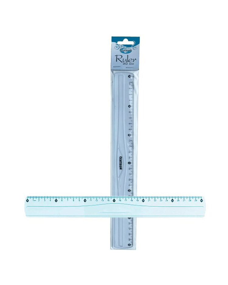 Ruler 20 cm Transparent 1 pc
