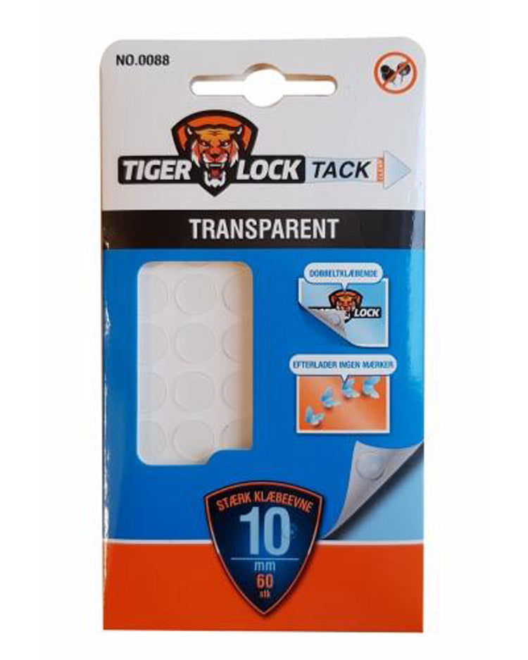 Klæbepuder TIGER LOCK 60 stk ø10mm