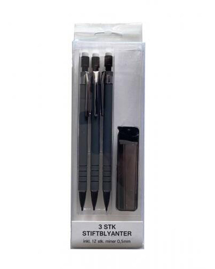 Pencils 3 pcs including 12 pcs of pencils