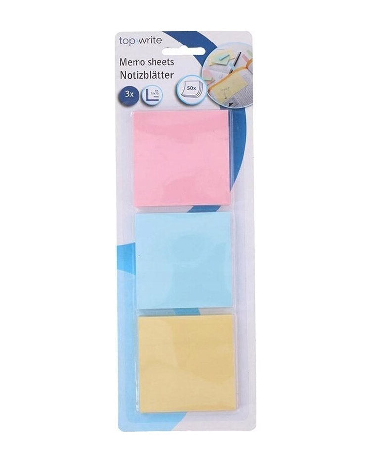 Post-it blokke 3 stk