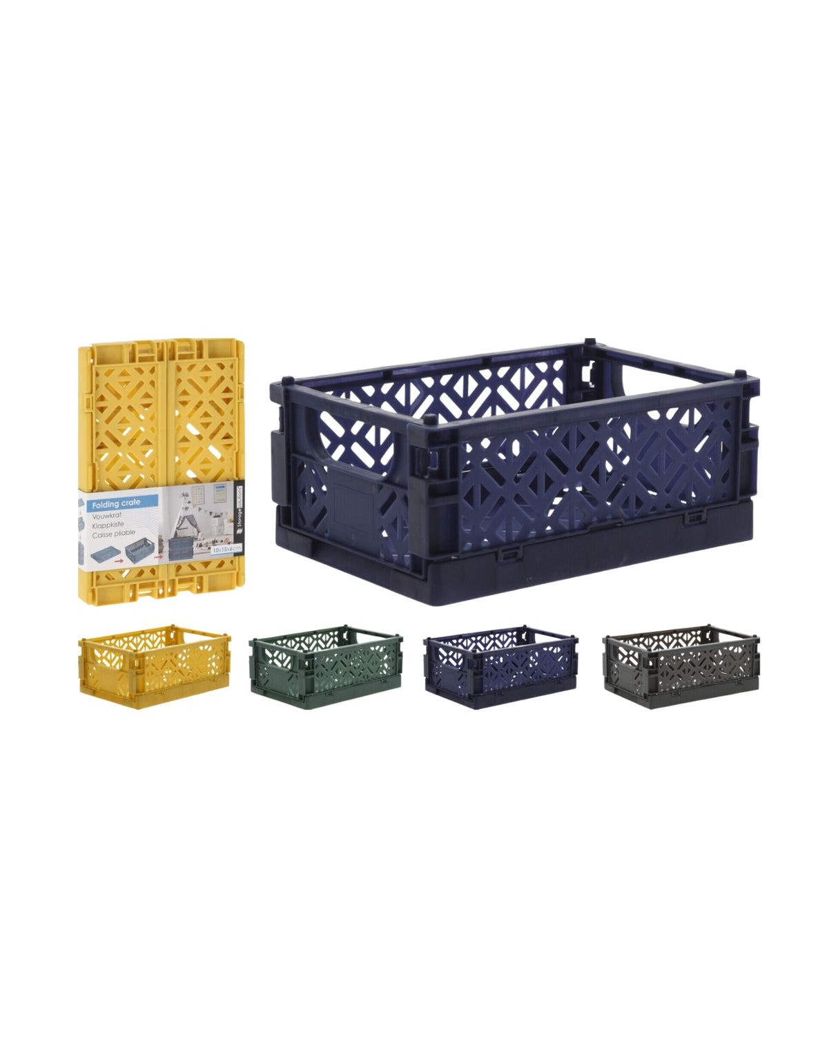 Foldekasse 10x15x6cm 1stk