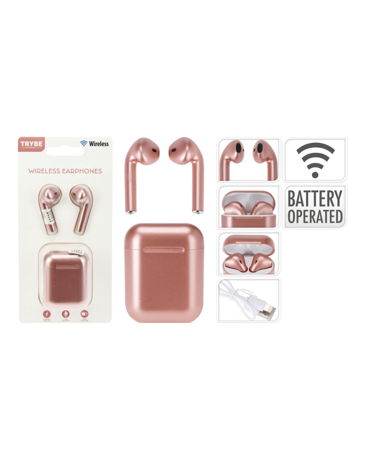 Earpods trådløs - Rosegold
