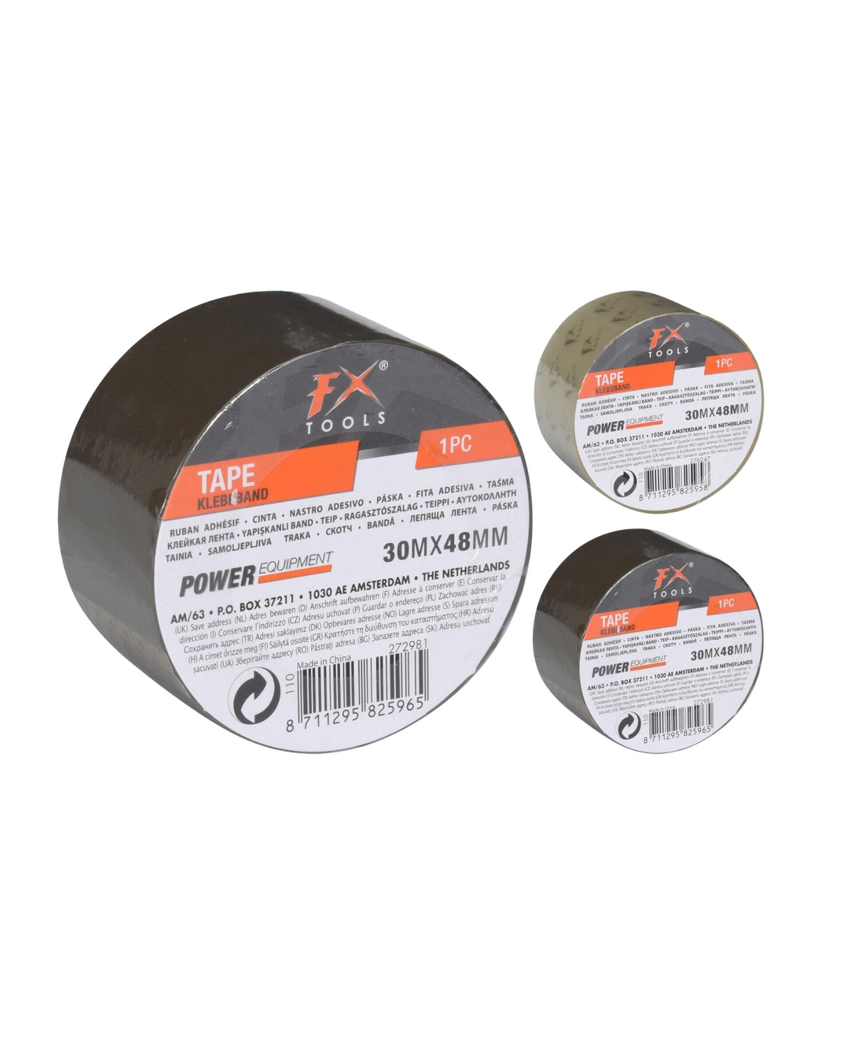 Packing tape brown 48mmx30meter