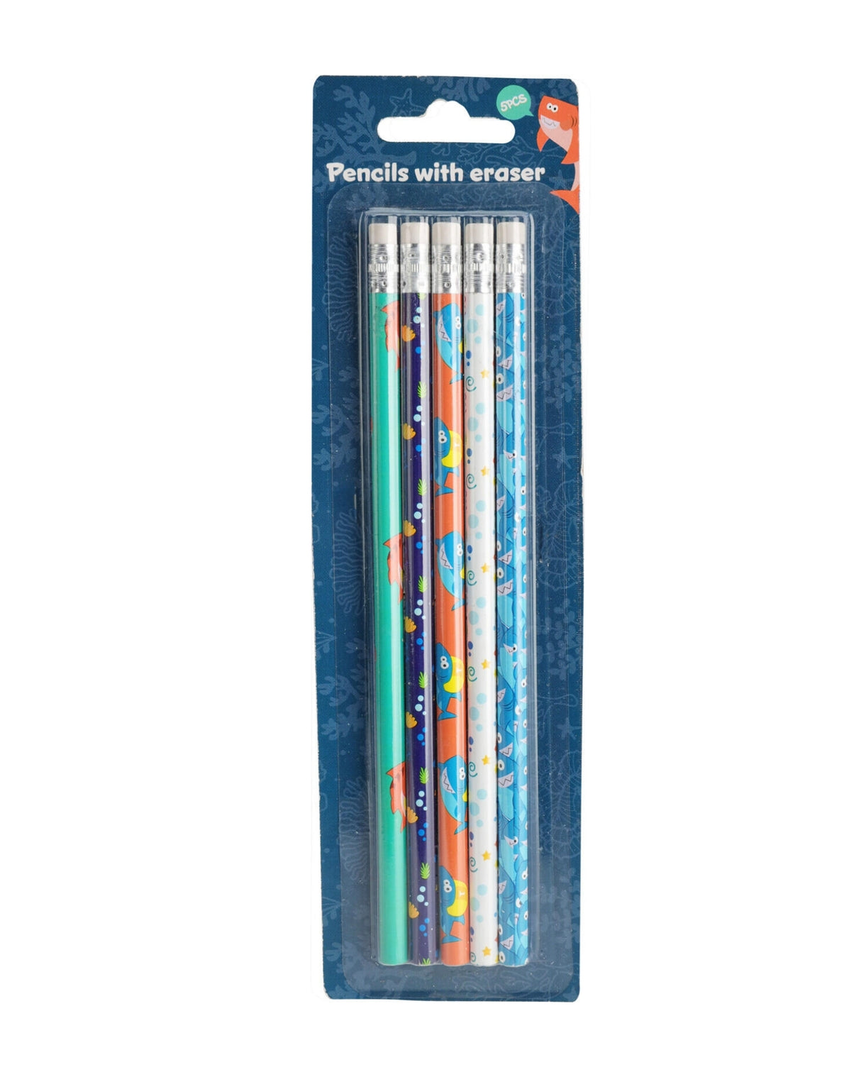 Blyanter med viskelæder 5 stk