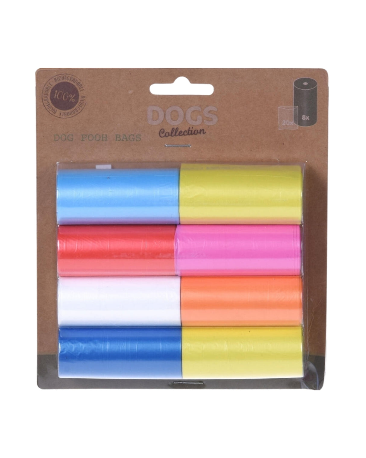 Hunde poser 8 ruller 160stk