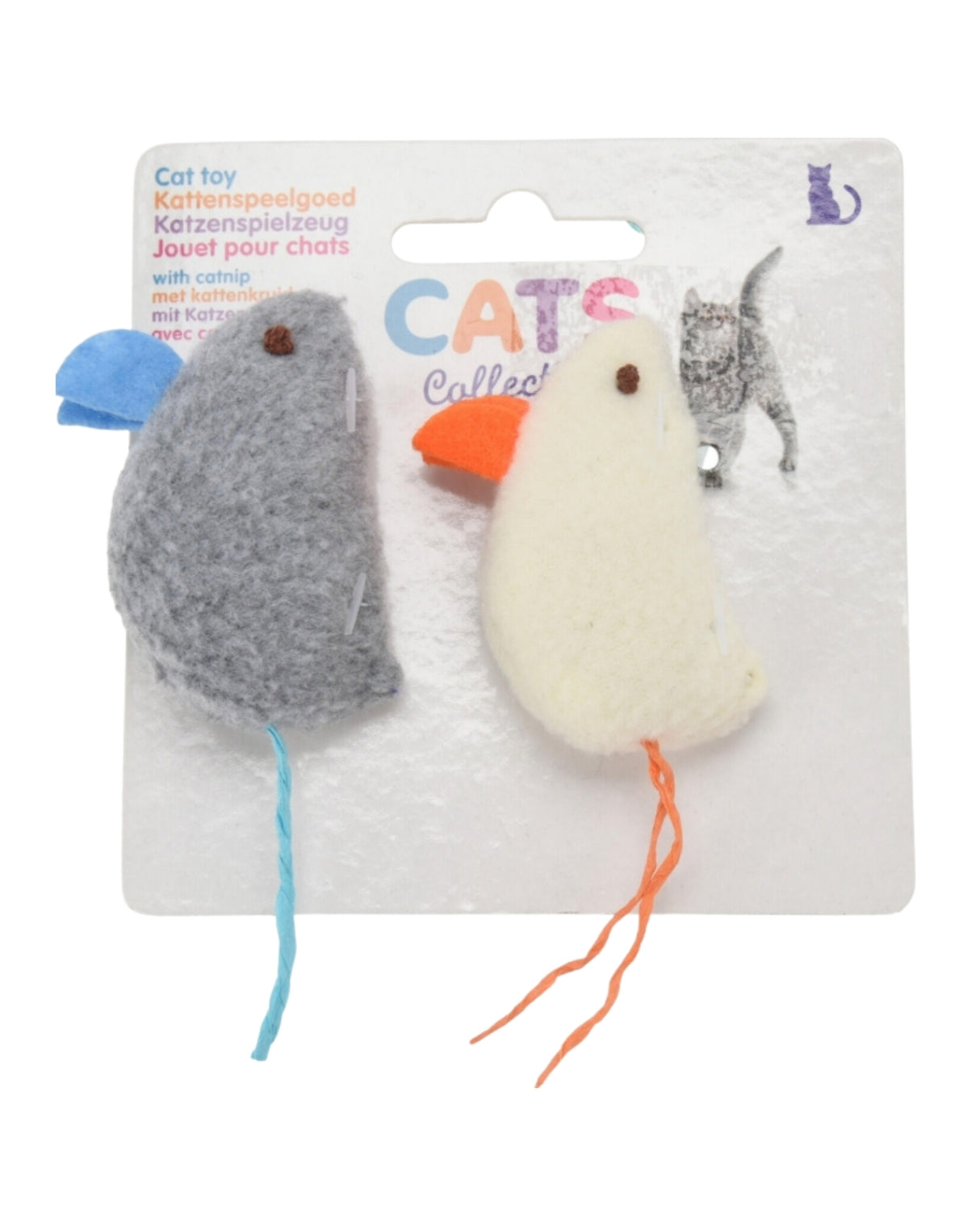 Legetøj til katten 2 stk mus
