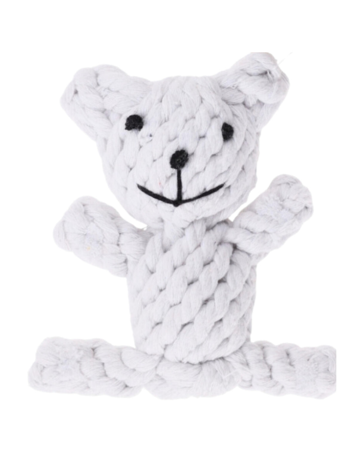 Rope teddy bear for dogs 15X10X5CM