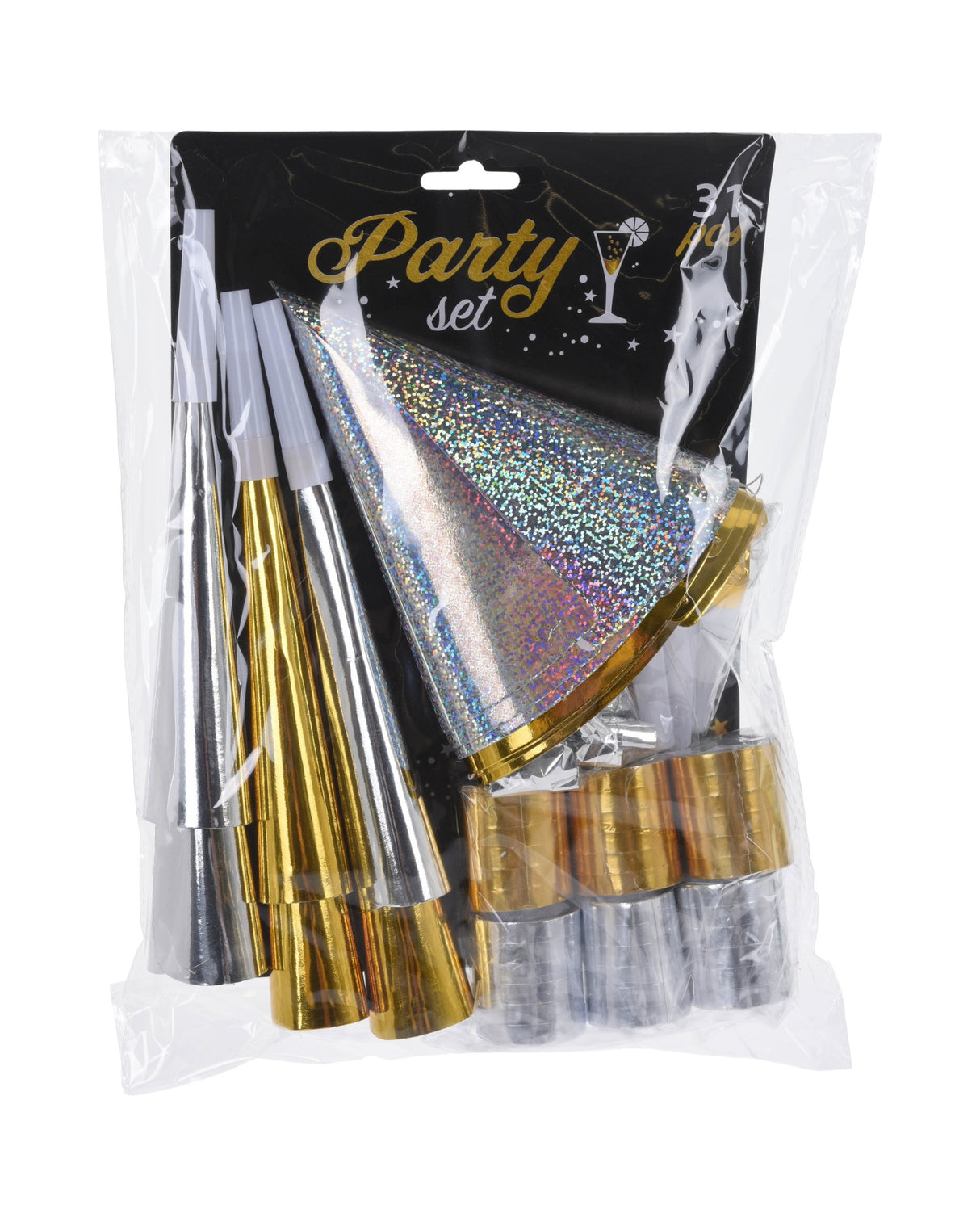 New Year's sets, hats and decorations