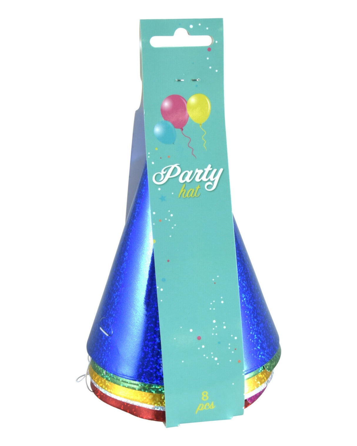 Hatte i papir 8 stk i forskellige farver