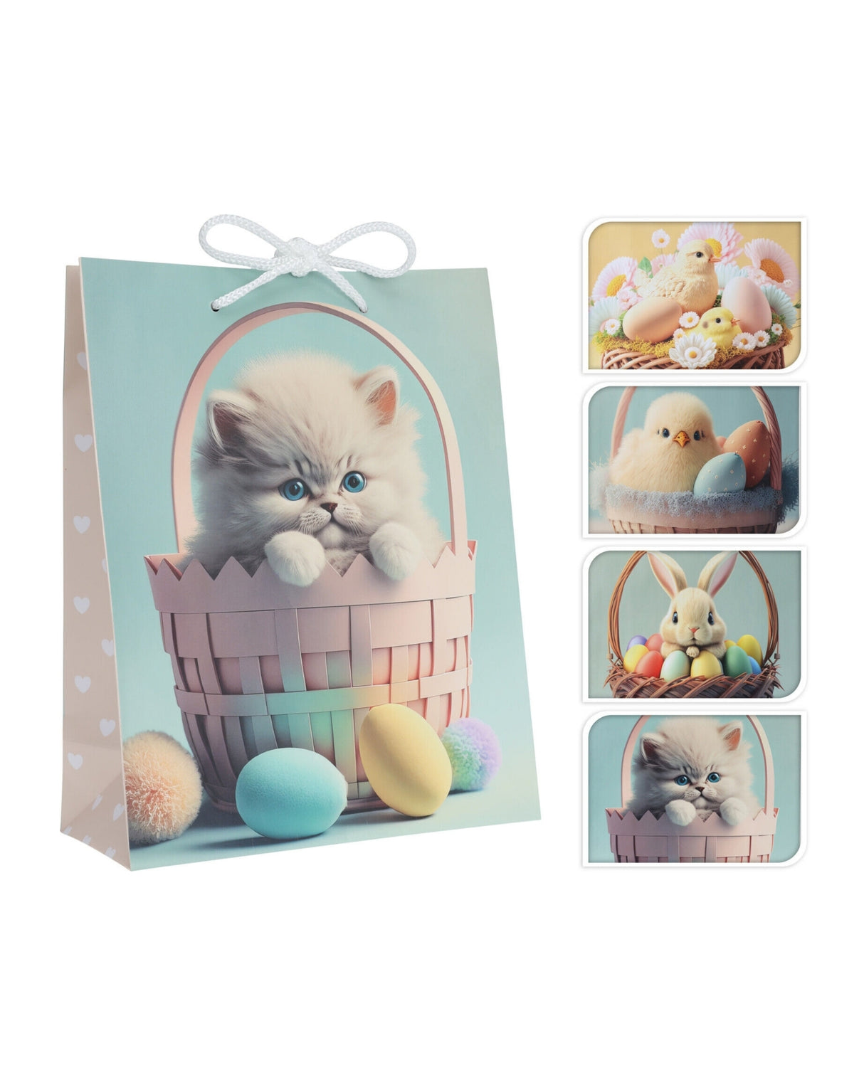 Gift bag 16cm with animal motif 1pc