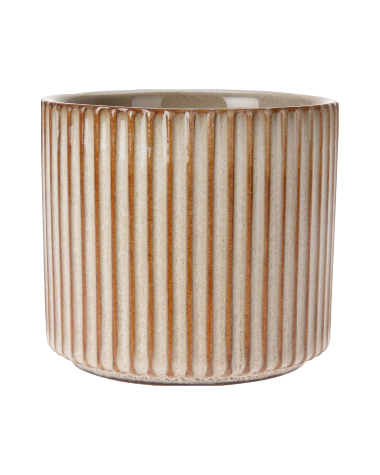 Urtepotte 11x9cm Cream Emboss