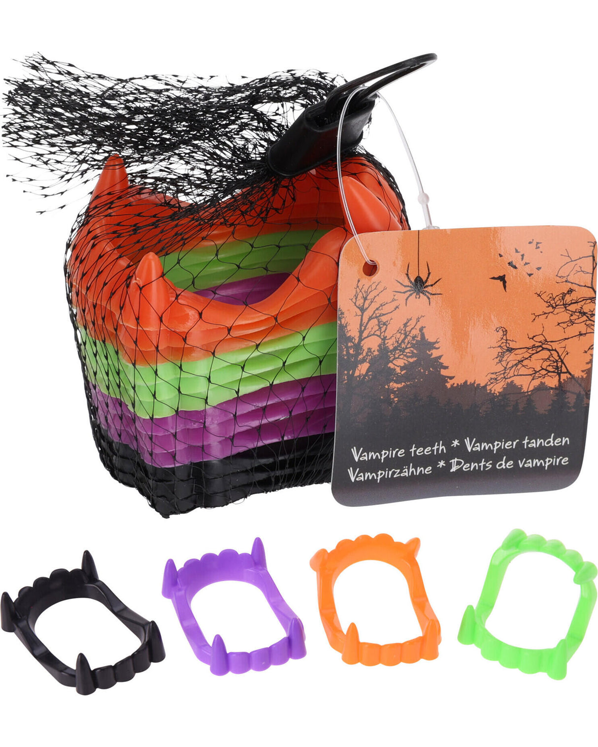 Vampyr tænder 12 stk flere farver