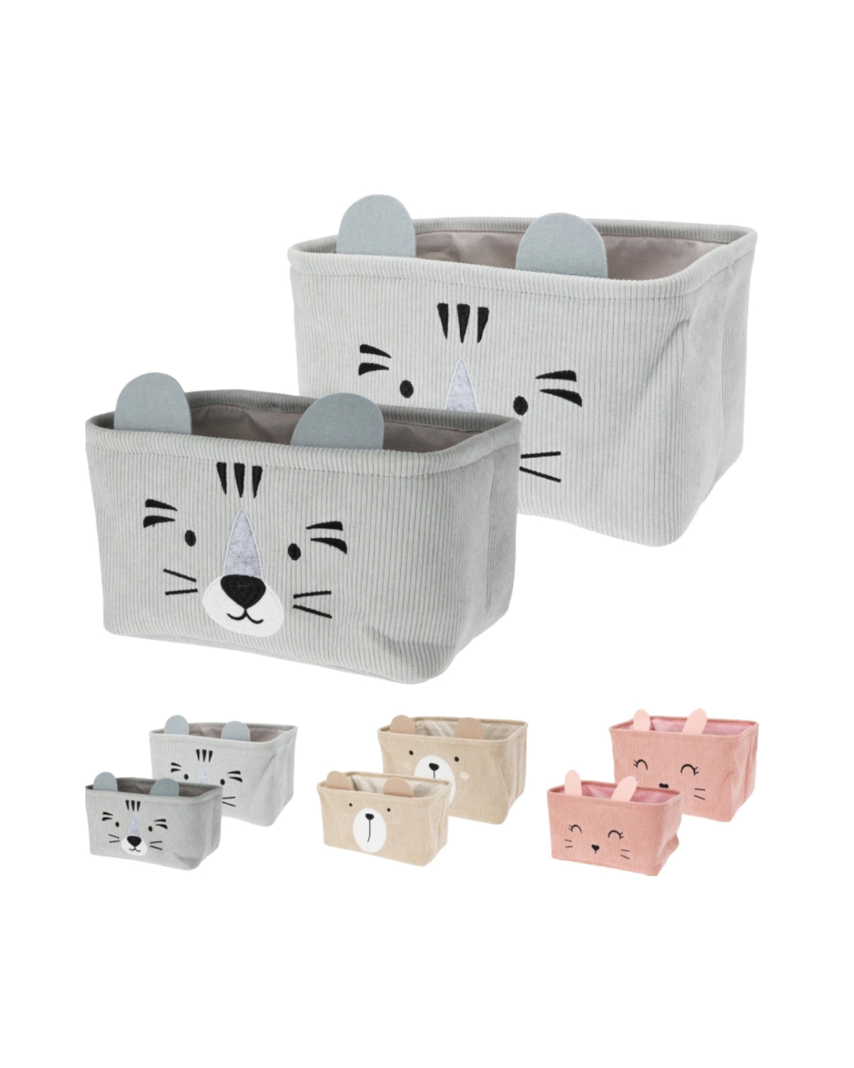 Fabric basket 1 pc. 33 x 22 cm.