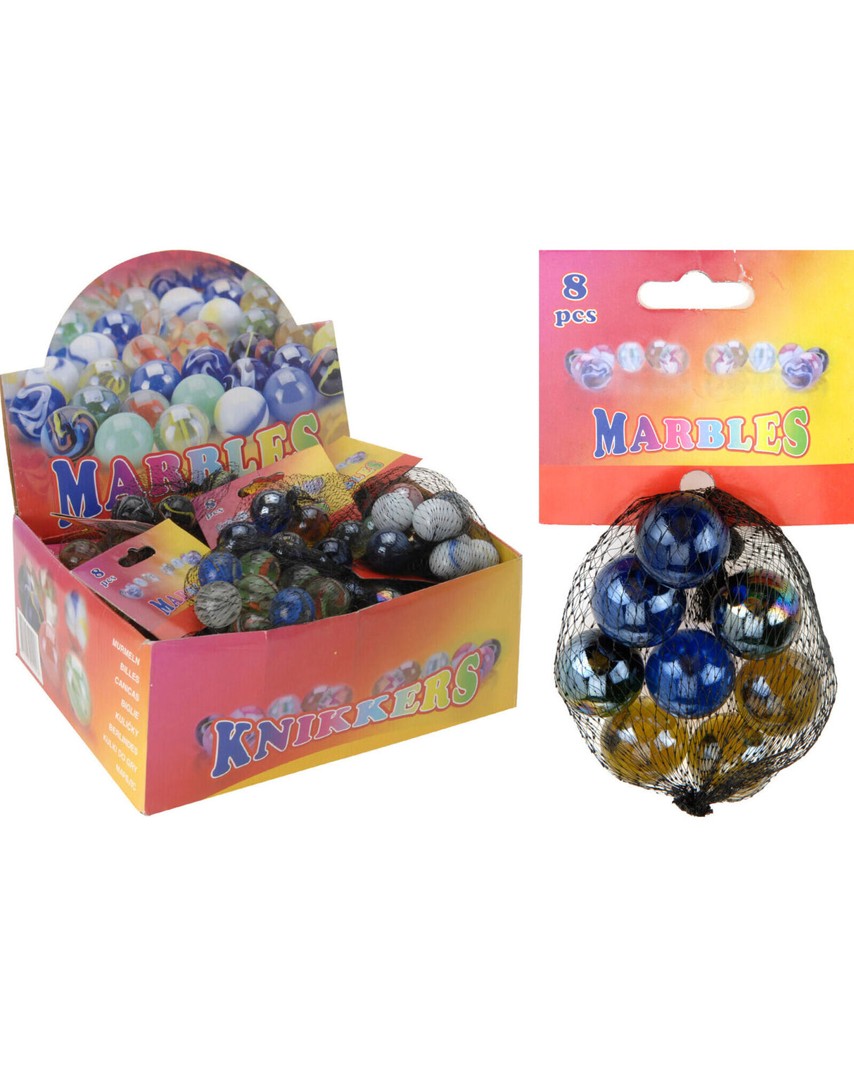 Glaskugler 25mm 8 stk