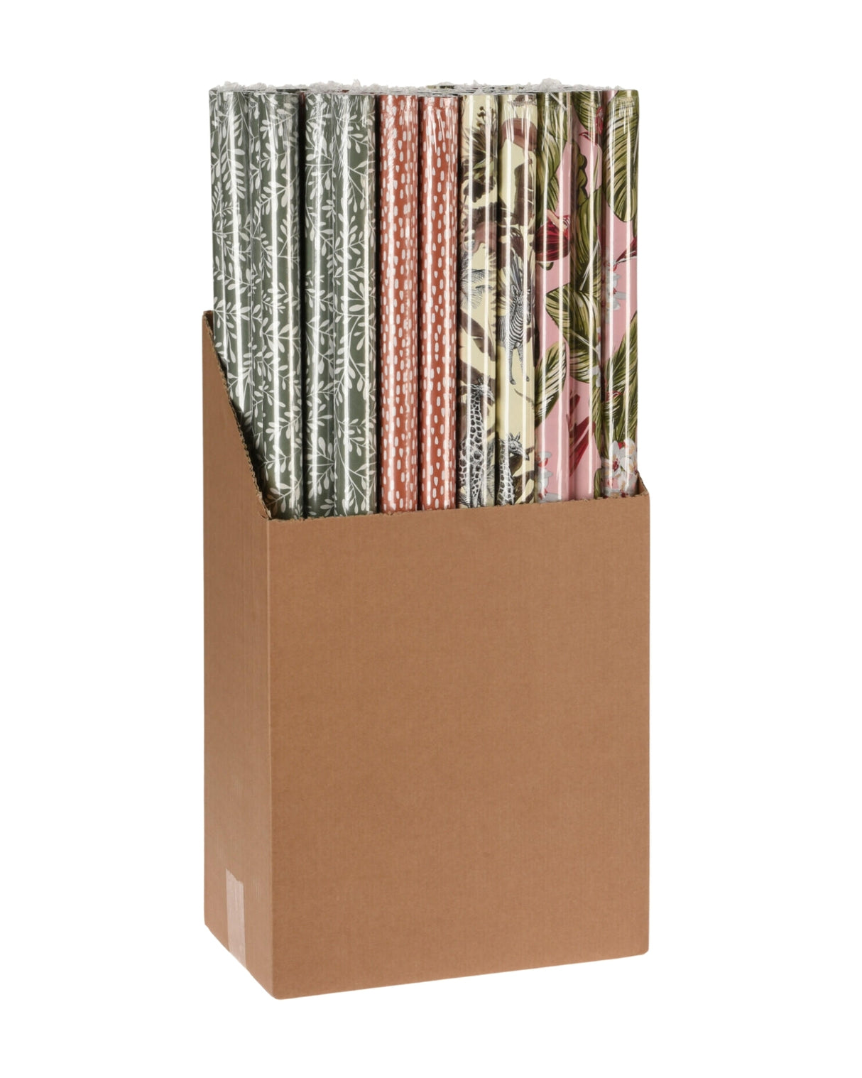 Gavepapir 70x200cm - Blomster