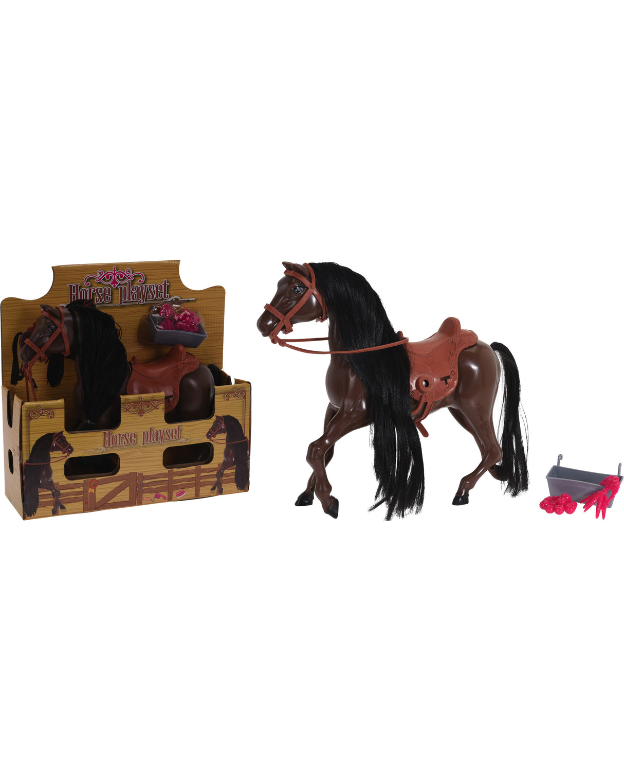 Hest - Legesæt 28x26x7 cm