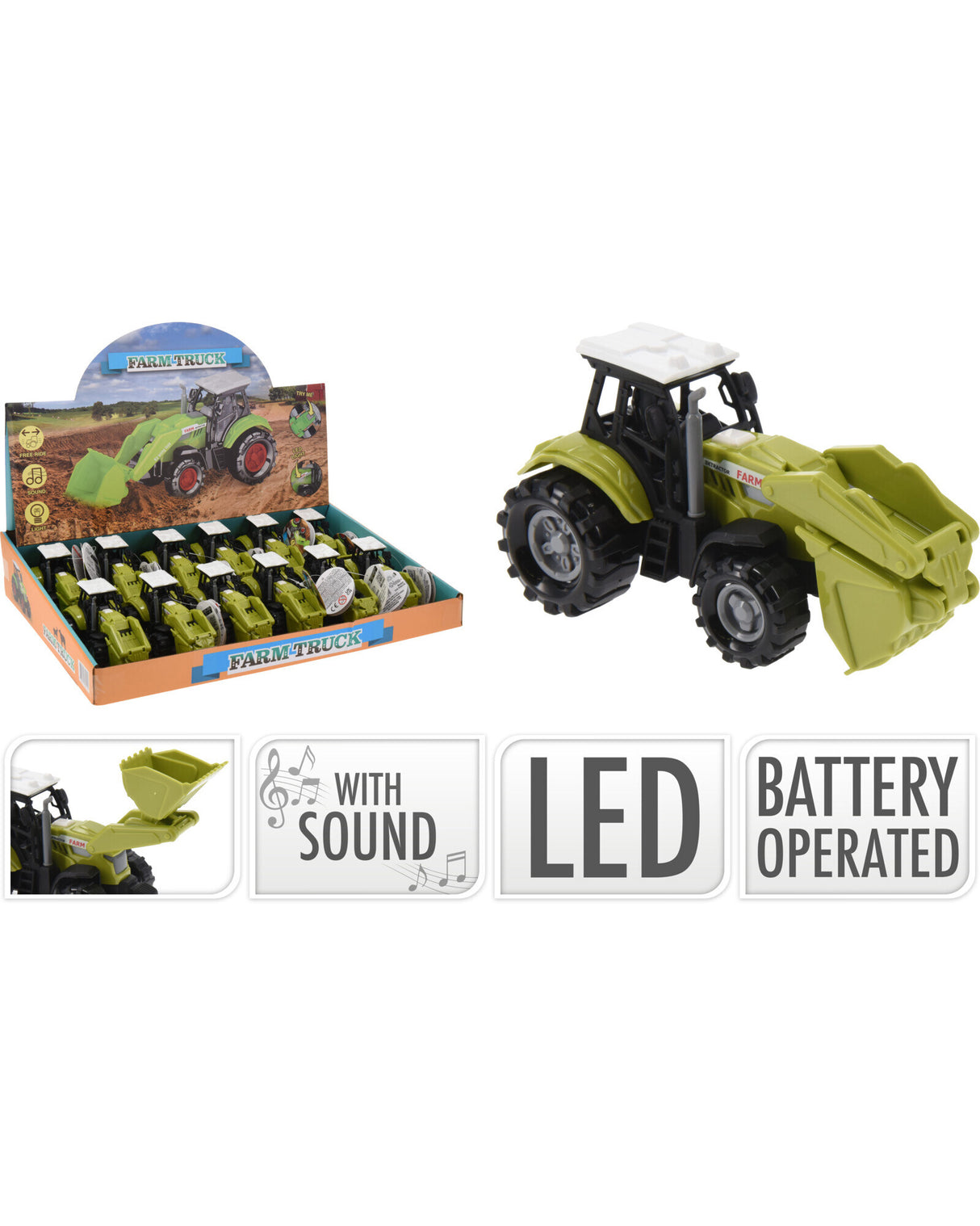 Traktor 11cm 1stk