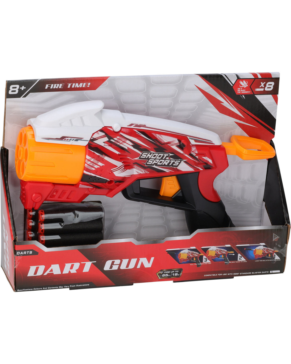 Pistol med skumpile 28 cm