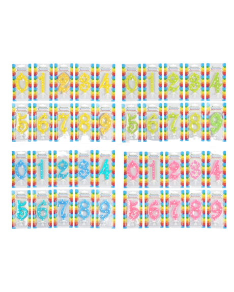 Fødselsdagslys med numre