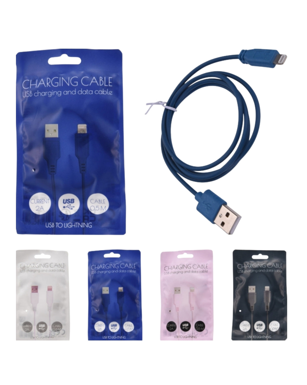 Charging cable lightning 1pc
