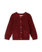 Rød - spiced apple - Lil'Atelier - strik cardigan - 13244167